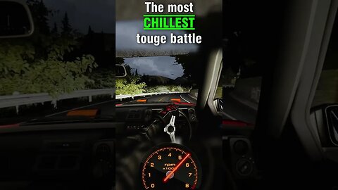 The most CHILLEST touge battle ever #shorts