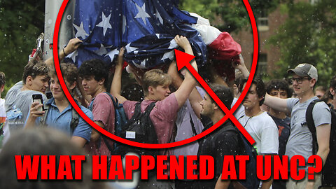 Students, Staff, Police Stop Pro-Palestinian Protesters Who Disrespected the American Flag at UNC