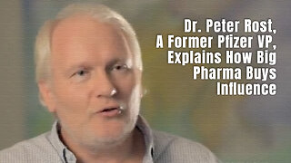 Dr. Peter Rost, A Former Pfizer VP, Explains How Big Pharma Buys Influence