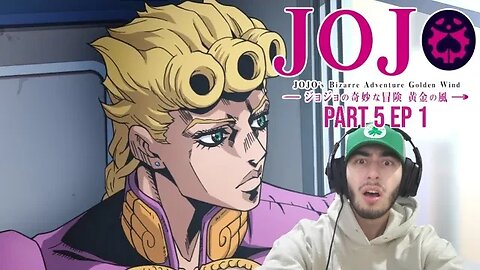 DIO's WHAT?! | JJBA Part 5: Golden Wind Ep 1 | REACTION