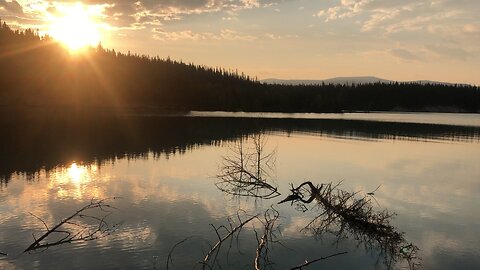 Beautiful Lake Sunrise - Calm Placid Lake