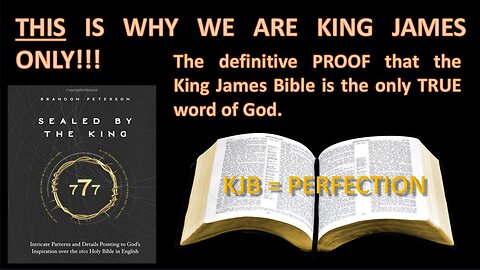THIS is why we are King James Only! MATHEMATICAL PROOF THAT THE KING JAMES BIBLE IS GOD'S PURE WORD!