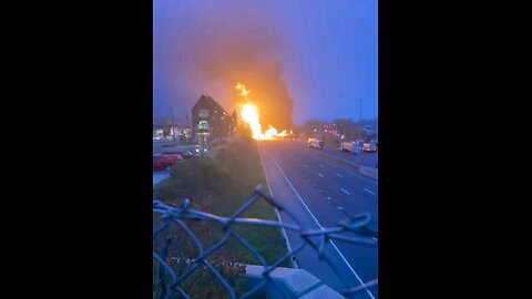 Norwalk, Connecticut, a petroleum tanker truck collided with another vehicle on I-95