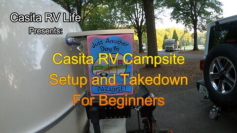 Casita Travel Trailer Campsite Basic Setup