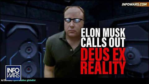 Elon Musk Responds to Alex Jones Inspired 'Deus Ex'
