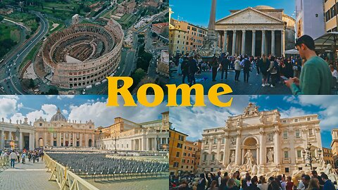 Rome & Vatican City, Italy. Travel Walk, Tour, Holiday