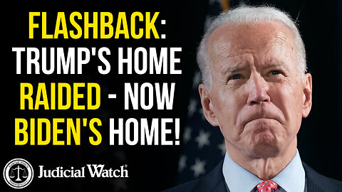 FLASHBACK: Trump's Home Raided - NOW BIDEN'S HOME!