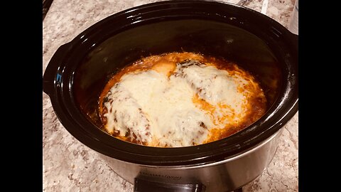 Slow Cooker Chicken Parmesan