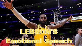 LeBron James EMOTIONAL Speech after Becoming NBA's All-Time Scoring Leader