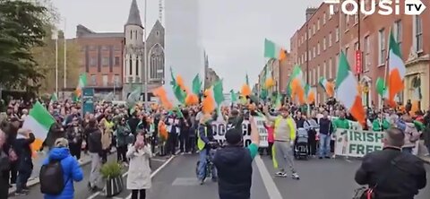 🚨 BREAKING: Irish Patriots RISE UP Against Mass Migration