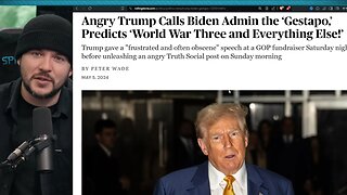 Trump WARNS Biden Will Start WW3, Biden FREEZES Israel Military Aid, TRUMP WAS IMPEACHED For Similar