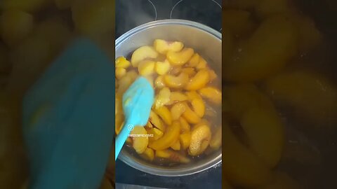 Canning Peach Pie Filling #shorts #canningshorts