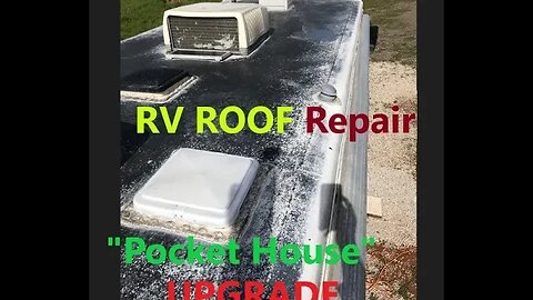 RV Roof REPAIR Seal Prep Before Rubber Paint 1-2-3 | HOW to D.I.Y in 4D