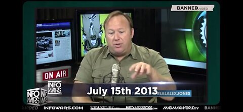 Alex Jones talking about the sexualization of children back on July 15, 2013
