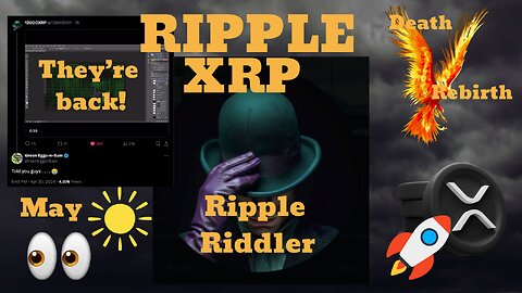 ⚠️🇺🇸 XRP 2024 -The Ripple Riddler is back in town… and now Verified !!! 🇺🇸⚠️
