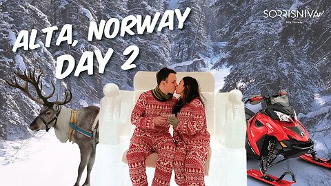 World’s Northernmost Igloo Hotel, Snowmobile & Reindeer Ride in Alta, Norway!