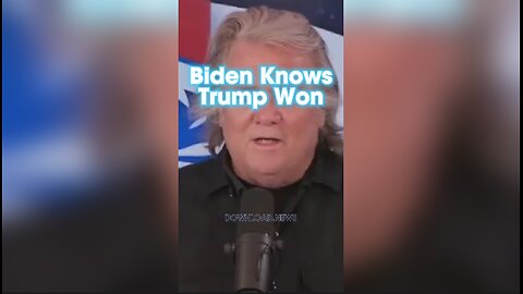 Steve Bannon: Even Dementia Joe Biden Knows Trump Won The 2020 Election - 5/9/24