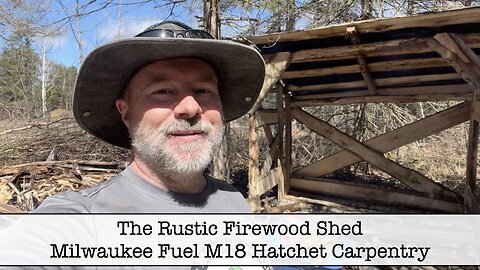 The Rustic Firewood Shed Milwaukke Fuel M18 Carpentry