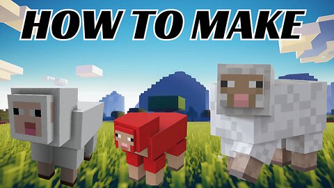 Never Run Out of Wool Again ! The BEST & EASIEST Minecraft Sheep Farm by CraftyAlexMC