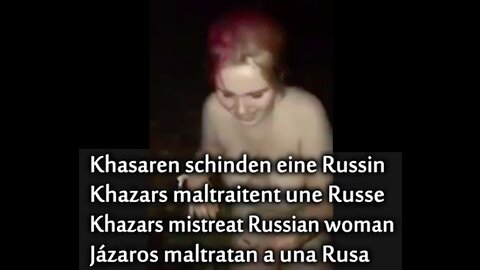🔞⚠️warning🔞⚠️ Pur evil Ukrainian / International NAZI mercenaries RAPING & KILLING Russian woman