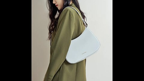Women's Fashion Baguette Leather Bag