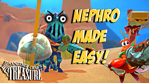 How to beat Nephro, Captain of the Guard EASY in under 1 Minute! Another Crab's Treasure