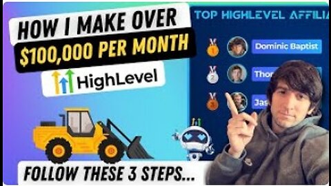 How to Make Money with GoHighLevel! How I Scaled to over $100,000 per month in Three Steps!