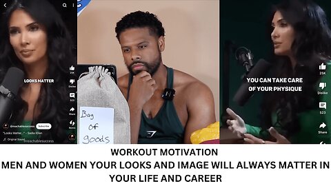 WORKOUT MOTIVATION | MEN AND WOMEN YOUR LOOKS AND IMAGE WILL ALWAYS MATTER IN YOUR LIFE AND CAREER