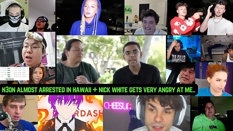 N3ON ALMOST ARRESTED IN HAWAII + NICK WHITE GETS VERY ANGRY AT ME #n3on #n3onclips #n3onlive #kick