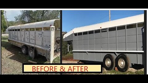 Stock Enclosed Trailer WHEELS Before & After | How to D.I.Y in 4D