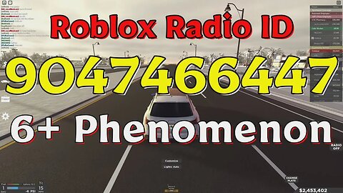 Phenomenon Roblox Radio Codes/IDs
