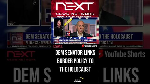 Dem Senator Links Border Policy to the Holocaust #shorts