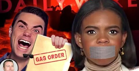 BEN SHAPIRO GAGS CANDACE OWENS WITH COURT ORDER!