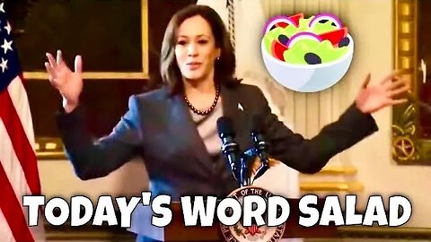 Today’s Kamala Harris Word Salad word: “WORK”