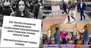 Rep. Joe Neguse Confronted, Hochul Makes An Oopsie, Kamala: Shrimp & Grits, Tucker/Maddow Friends