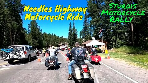 Needles Highway Motorcycle Ride during Sturgis Motorcycle Rally