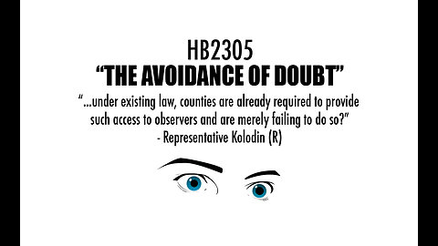 HB2305 - Provides the Avoidance of Doubt in Signature Verification & Observers