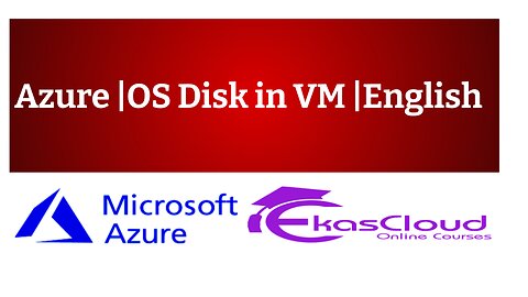 #Azure | OS Disk in VM | English