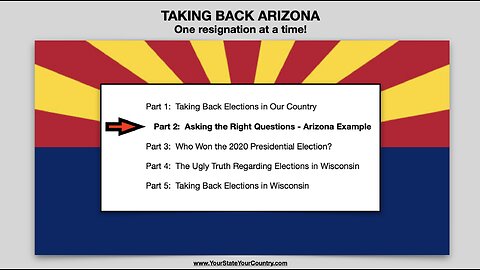 Part 2: Asking the Right Questions - Arizona Example