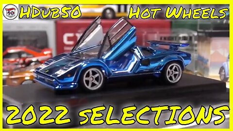 Hot Wheels sELECTIONS 2022 '89 Lamborghini Countach Opening
