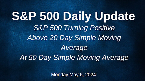 S&P 500 Daily Market Update for Monday May 6, 2024