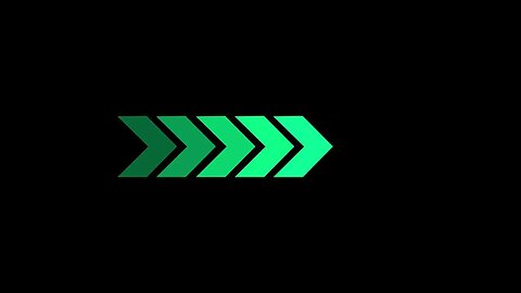 Pointing Arrow Black Screen Overlay Motion Graphics 4K 30fps Copyright Free