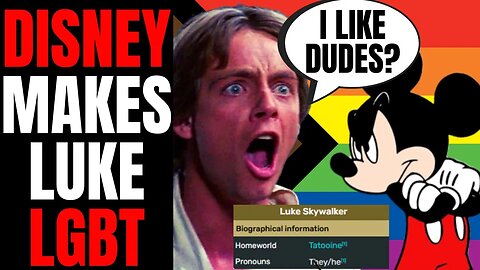 Disney Star Wars Turns Luke Skywalker LGBT | These Disgusting Woke FREAKS Will Not Stop