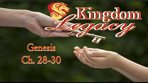 Kingdom Legacy: Genesis Ch. 28 & 29 - The Unlikely One - #jesus #motivation #biblestudy