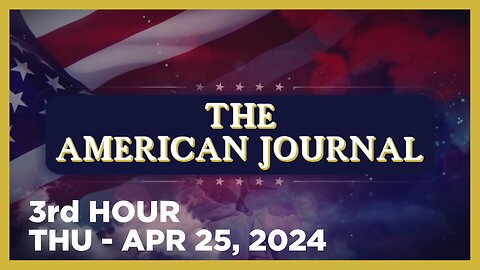 THE AMERICAN JOURNAL [3 of 3] Thursday 4/25/24 • BART SIBREL - WAS MOON LANDINGS FAKED? • Infowars