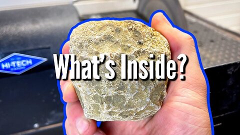 Slabbing a Kentucky Agate | What's Inside?? Rock Cutting