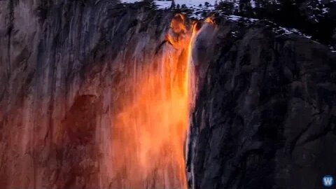 WHEN THE FIRE WOULD FALL AT YOSEMITE NATIONAL PARK