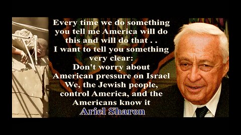 Palestine Genocide Reminds World That Jews Control USA And The Jewnited Slaves Of America Know It