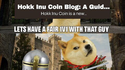 Hokk Inu Coin Blog: A Guide to the Many Quirks of this Strange Little Animal