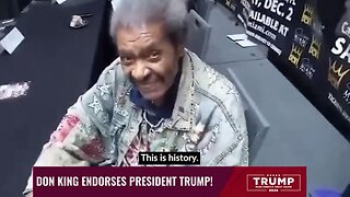 Legenary Boxing Promoter DON KING Endorses Donald Trump, "We must elect him, to save ourselves."